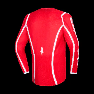 Alpinestars Youth Motocross Jersey Fluid Apex - Red / White