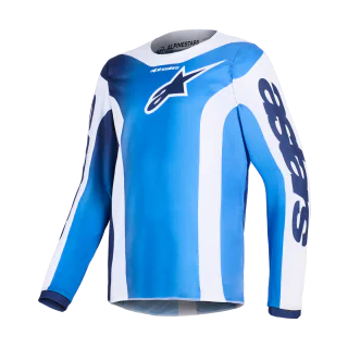 Alpinestars Youth Motocross Jersey 2026 Fluid Portl - Ucla / Blue / White