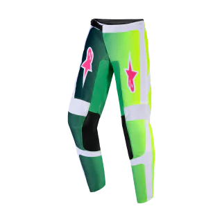 Alpinestars Youth Motocross Pants 2026 Fluid Portl - Green / White / Black