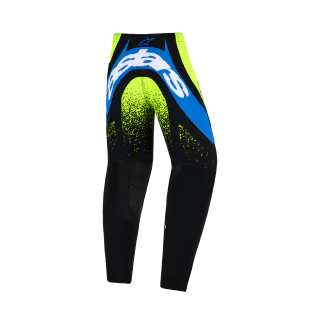 Alpinestars Youth Motocross Pants 2026 Supertech Nomur - Dark Navy / Fluo Yellow / Ucla / Blue