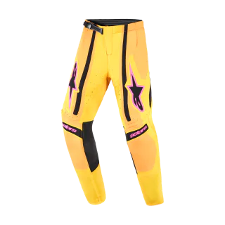 Alpinestars Youth Motocross Pants 2026 Supertech Nomur - Orange / Yellow / Pink