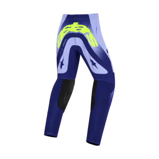 Alpinestars Youth Motocross Pants 2026 Supertech Scenz - Purple / Fluo Yellow