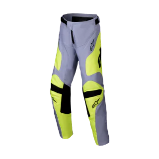 Alpinestars Youth Motocross Pants Racer Veil - Grey / Fluo Yellow