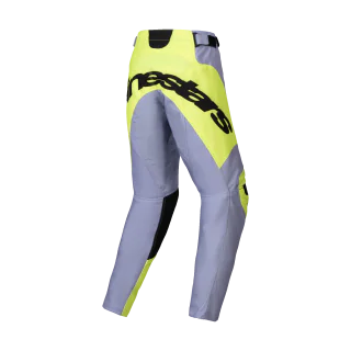 Alpinestars Youth Motocross Pants Racer Veil - Grey / Fluo Yellow