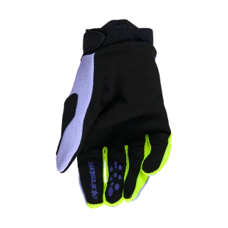 Alpinestars Youth Motocross Gloves 2026 Full Bore V2 - Purple / Fluo Yellow