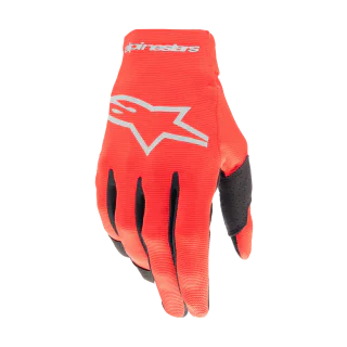 Alpinestars Youth Motocross Gloves 2026 Radar - Mars Red / Silver