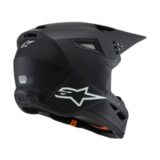 Alpinestars Youth Motocross Helmet S-M3 Solid - Matte Black