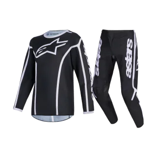 Alpinestars Youth Motocross Gear 2026 Fluid Apex - Black / Grey
