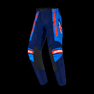Alpinestars Mini Motocross Pants 2026 Racer Nomur - Dark Navy / Orange / Ucla / Blue
