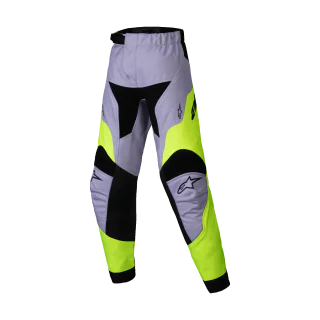Alpinestars Mini Motocross Pants Racer Veil - Grey / Fluo Yellow