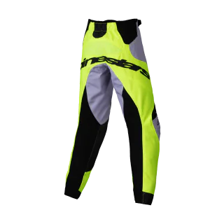 Alpinestars Mini Motocross Pants Racer Veil - Grey / Fluo Yellow