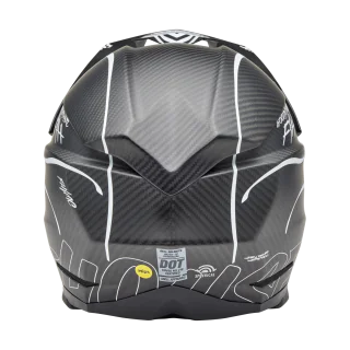Bell Motocross Helmet Moto-10 Spherical Fasthouse Raven - Matte Black / White