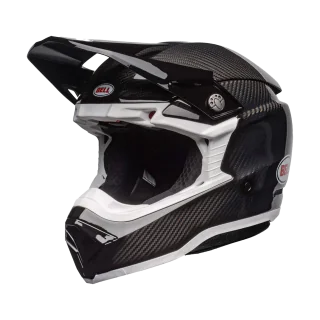 Bell Motocross Helmet Moto-10 Spherical Solid - Black / White