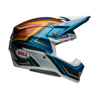 Bell Motocross Helmet Moto-10 Spherical Tomac 24 - White / Gold