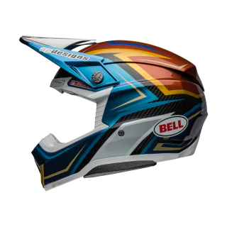 Bell Motocross Helmet Moto-10 Spherical Tomac 24 - White / Gold