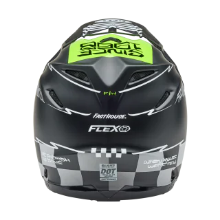 Bell Motocross Helmet Moto-9S Flex Fasthouse Smoke Bomb - Black / High-vis