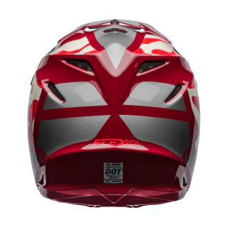 Bell Motocross Helmet Moto-9S Flex Ferrandis Mechant - Red / Silver