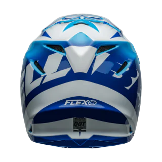 Bell Motocross Helmet Moto-9S Flex Rail - Blue / White