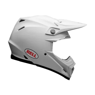 Bell Motocross Helmet Moto-9S Flex Solid - Gloss White