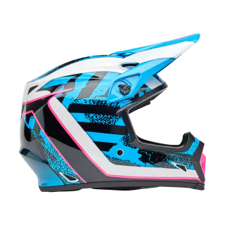 Bell Motocross Helmet MX-9 Breakdance - Blue / Pink