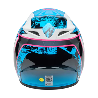 Bell Motocross Helmet MX-9 Breakdance - Blue / Pink