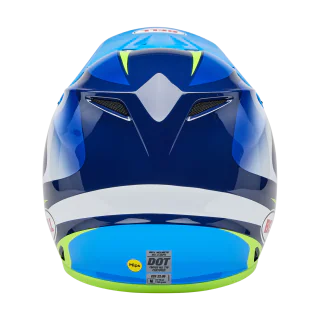 Bell Motocross Helmet MX-9 Jackal - Blue / HiViz Yellow