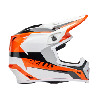 Bell Motocross Helmet MX-9 Rift - Orange / White