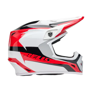 Bell Motocross Helmet MX-9 Rift - Red / White