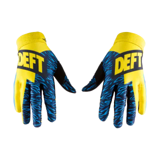 Deft Family Motocross Gloves CATALYST Evident - Blue / Yellow