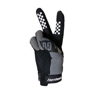 Fasthouse Motocross Gloves Speed Style Domingo - Black / Moss
