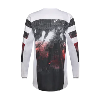 Fox Motocross Jersey 180 Kairos - White / Fluo Red