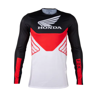 Fox Motocross Jersey Flexair Honda - Black / White