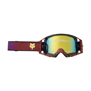 Fox Motocross Goggle Airspace II Drip - Rust - Gold Spark