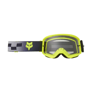 Fox Motocross Goggle Main II Collect - Grey / Yellow - Clear