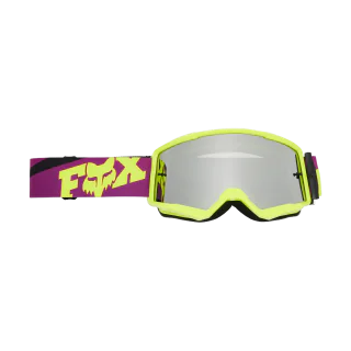 Fox Motocross Goggle Main II Raid - Purple / Lava - Chrome Spark