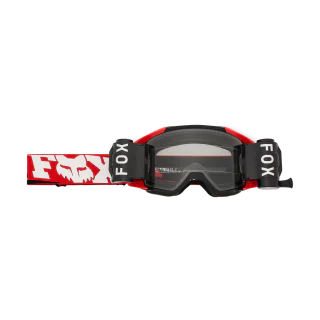Fox Motocross Goggle Roll-Off Vue - Red - Clear