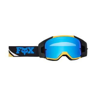 Fox Motocross Goggle Vue Arc - Yellow - Injected Vivid Blue Spark