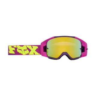 Fox Motocross Goggle Vue Core - Purple / Lava - Injected Vivid Yellow