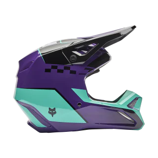 Fox Motocross Helmet V1 Collect - Grape
