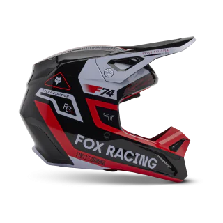 Fox Motocross Helmet V1 Race Spec - Fluo Red