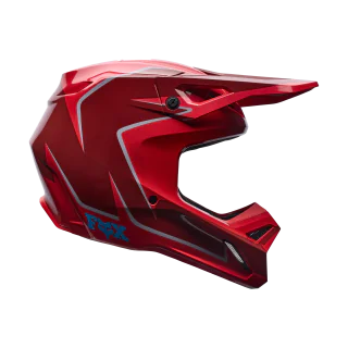 Fox Motocross Helmet V1 Raid - Rust Red
