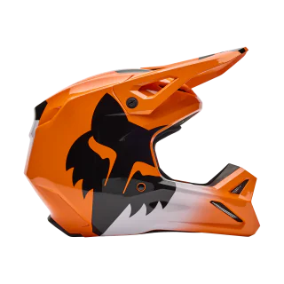 Fox Motocross Helmet V1 Shield - Fluo Orange