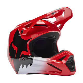 Fox Motocross Helmet V1 Shield - Fluo Red