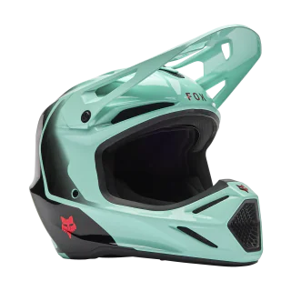 Fox Motocross Helmet V3 Drip - Turquoise