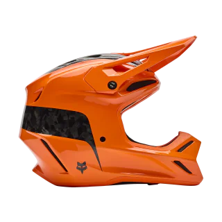 Fox Motocross Helmet V3 RS Fracture - Fluo Orange