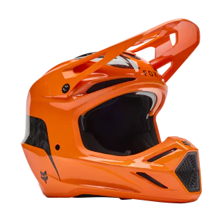 Fox Motocross Helmet V3 RS Fracture - Fluo Orange