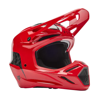 Fox Motocross Helmet V3 RS Fracture - Fluo Red