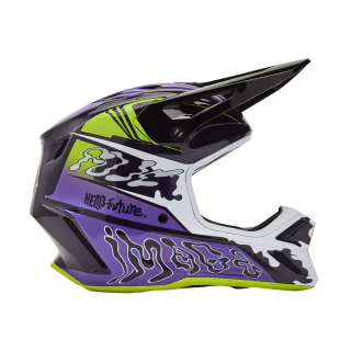 Fox Motocross Helmet V3 RS Image Phantom LE - Purple Haze