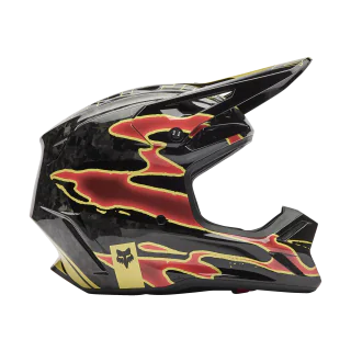 Fox Motocross Helmet V3 RS Inning - Black
