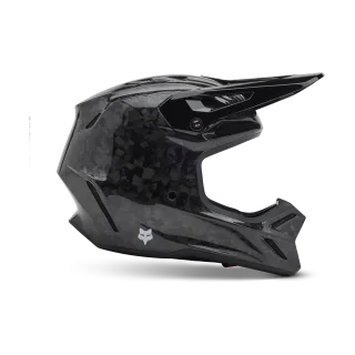 Fox Motocross Helmet V3 RS Solid - Black